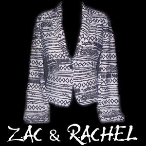ZAC & RACHEL Graphic Print Blazer